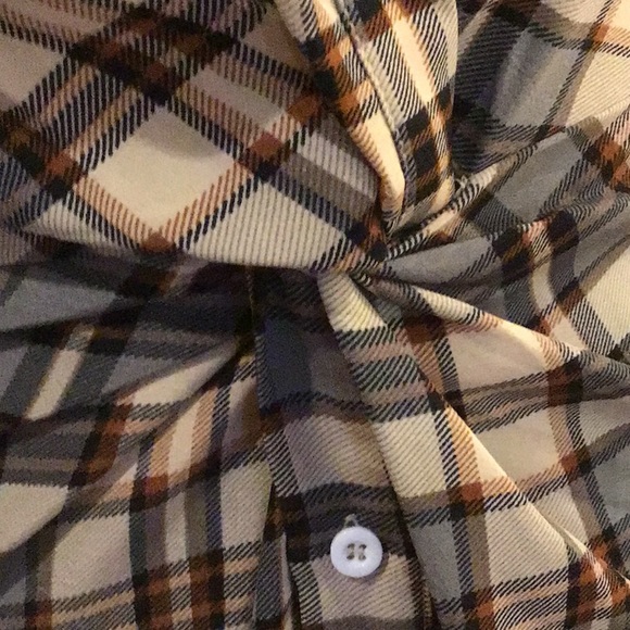 SHEIN dress plaid twist knot button dress Small - Picture 3 of 4